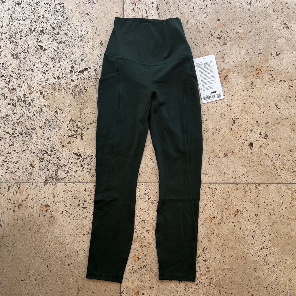 lululemon athletica High-Waist Dark Green Leggings